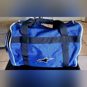 Alpinestars Black and Blue Duffel Bag